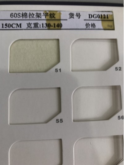 GZ-LTTG 60S棉拉架平紋 DG0121 130-140G 細節-8